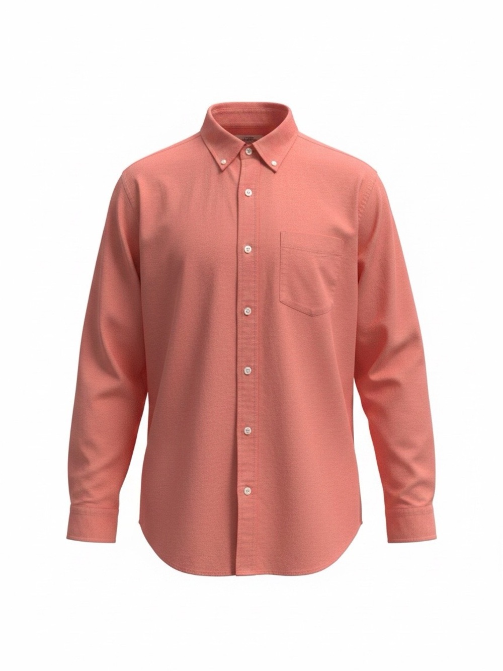 Hawker Rye Stretch Oxford Short-Length Shirt in Coral
